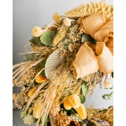 Dried Flower Wreath in BrownTones