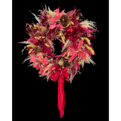 Premium Red Christmas Wreath