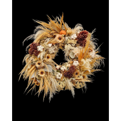 Natural Desert Chic Christmas Wreath