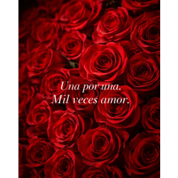 Miles de rosas en tu corazón