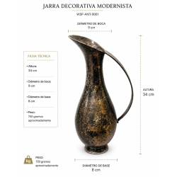 Modernist Decorative Pitcher